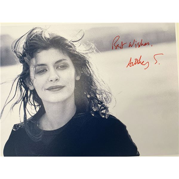 Audrey Tautou signed photo