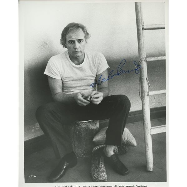 Marlon Brando signed photo