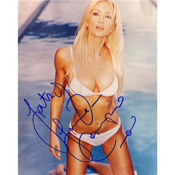 Caprice signed photo