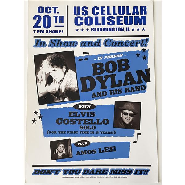 Bob Dylan Concert Poster