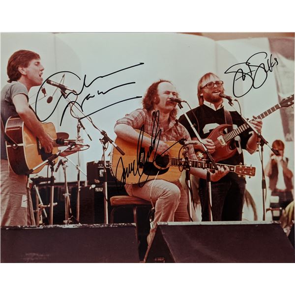 Crosby, Stills and Nash signed photo