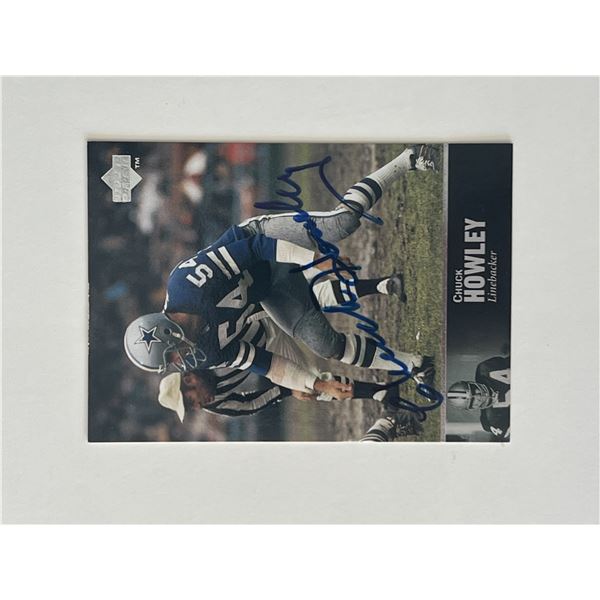 Dallas Cowboys Chuck Howley 1997 Upper Deck signed autograph card