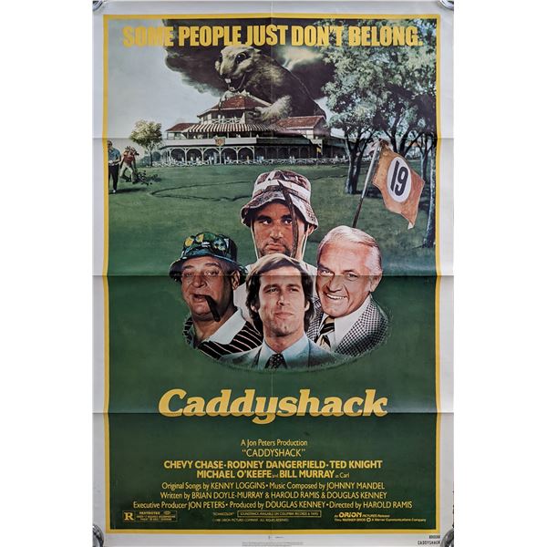 Caddyshack 1980 Original One Sheet Movie Poster