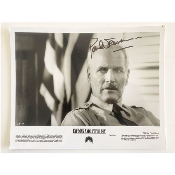 Paul Newman signed photo