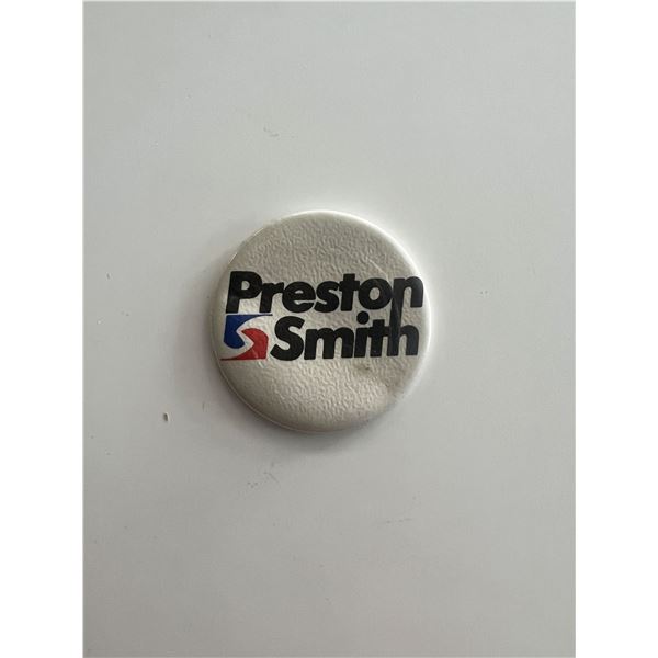 Preston Smith for Texas Governor Political Campaign Pin