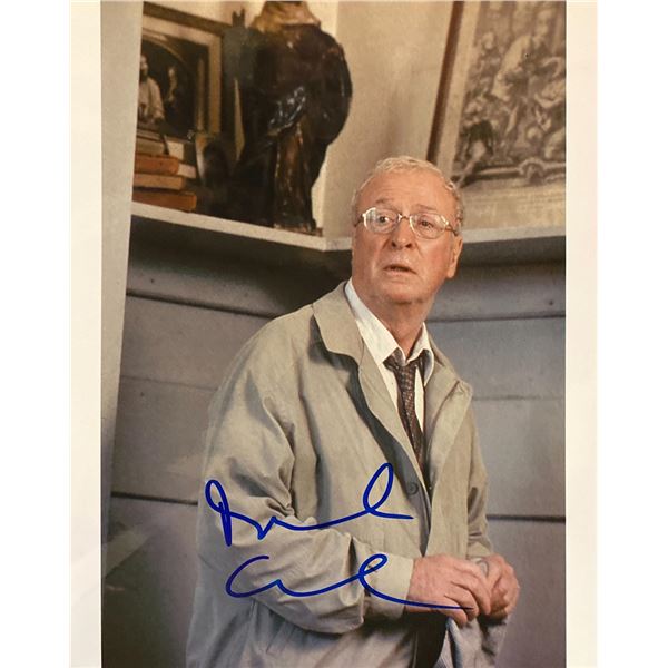 Michael Caine signed photo