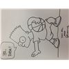 Image 1 : Bart Simpson signed sketch