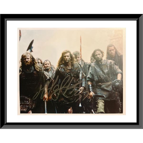 Braveheart Mel Gibson Signed Movie Photo