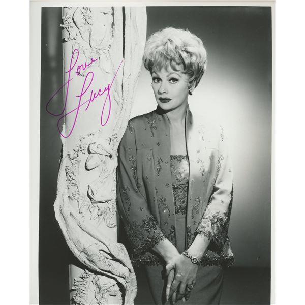 Lucille Ball signed photo