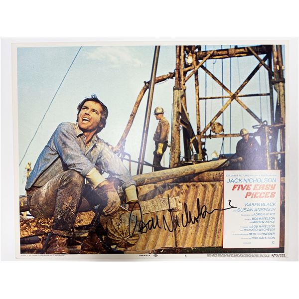 Five Easy Pieces signed lobby card