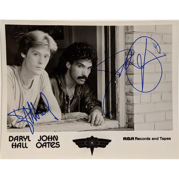 Daryl Hall and John Oates signed photo