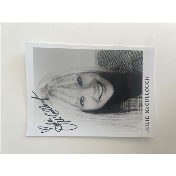 Julie McCullough signed photo