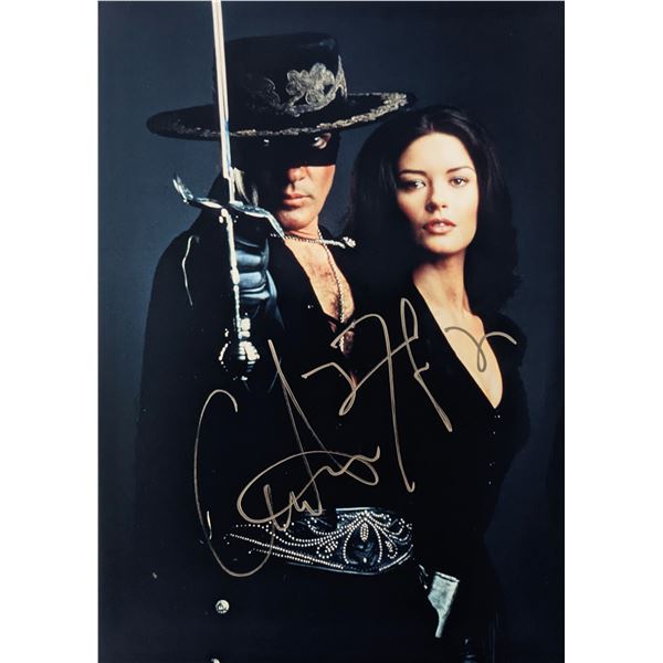 The Mask of Zorro Catherine Zeta-Jones signed movie photo