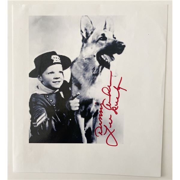 Rin Tin Tin Lee Aaker signed photo