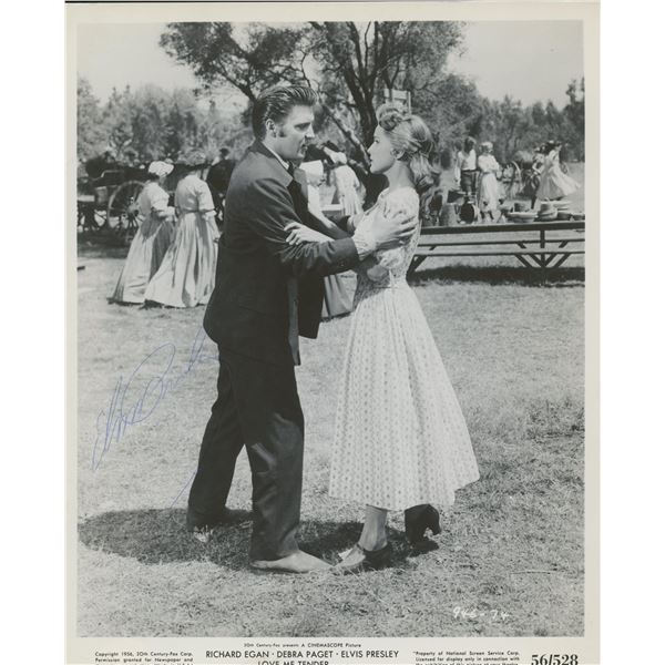 Elvis Presley signed movie photo