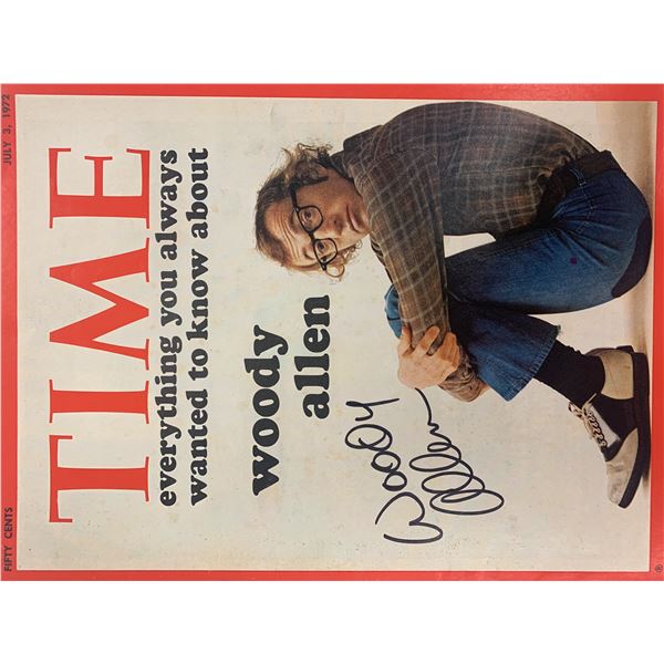 Woody Allen signed Time Magazine