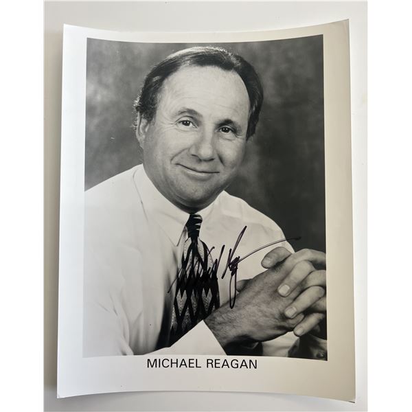 Michael Reagan signed photo