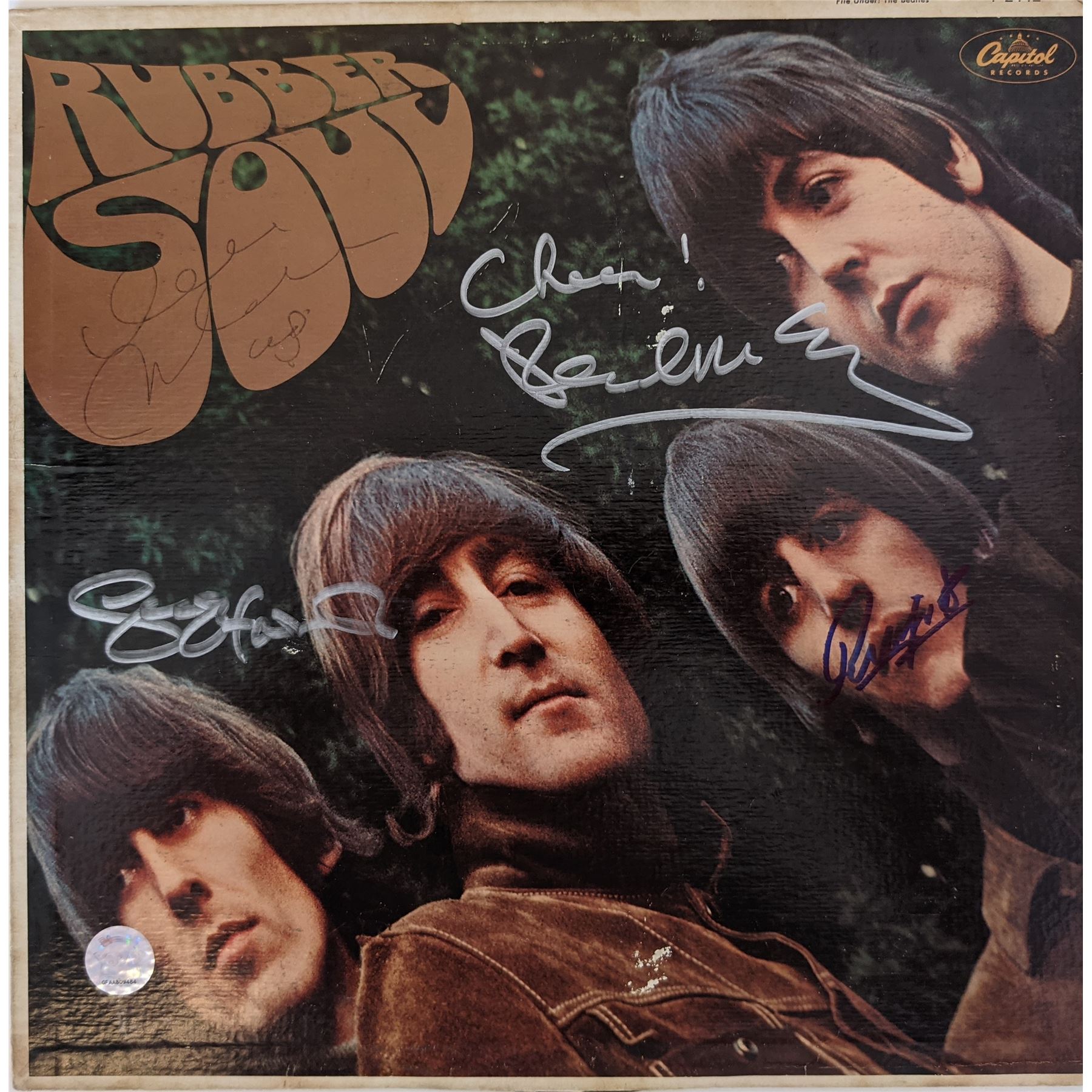 The Beatles Signed Rubber Soul Album the-beatles-signed-rubber-soul-album
