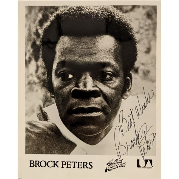 Brock Peters signed photo