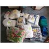 Image 1 : Large Assortment of Bedding - Quilts, Comforters, and more!