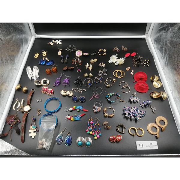 Large Assortment of Women's Earrings