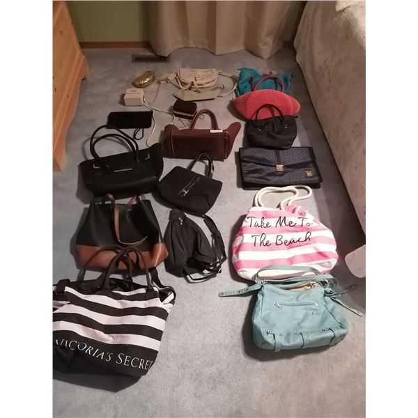 Large Assortment of Purses