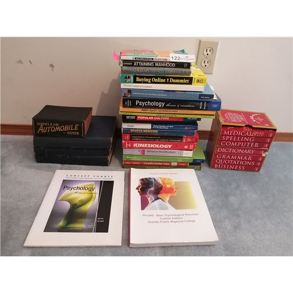 Assortment of Textbooks and Other Reference Materials