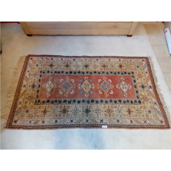 Nomad Wedding Rug - from Milas, Turkey - Double Knots, Geometrical Design