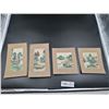 Image 1 : 4 x Chinese Papyrus Paintings - Unframed