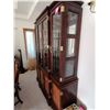 Image 2 : Beautiful China Hutch with Brass Accents