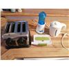 Image 1 : Electric Kettle, GE Classic Toaster, Slushie Express, and Fuel 4pc Tupperware Set