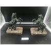 Image 1 : 2 x Bronze Horse Statues