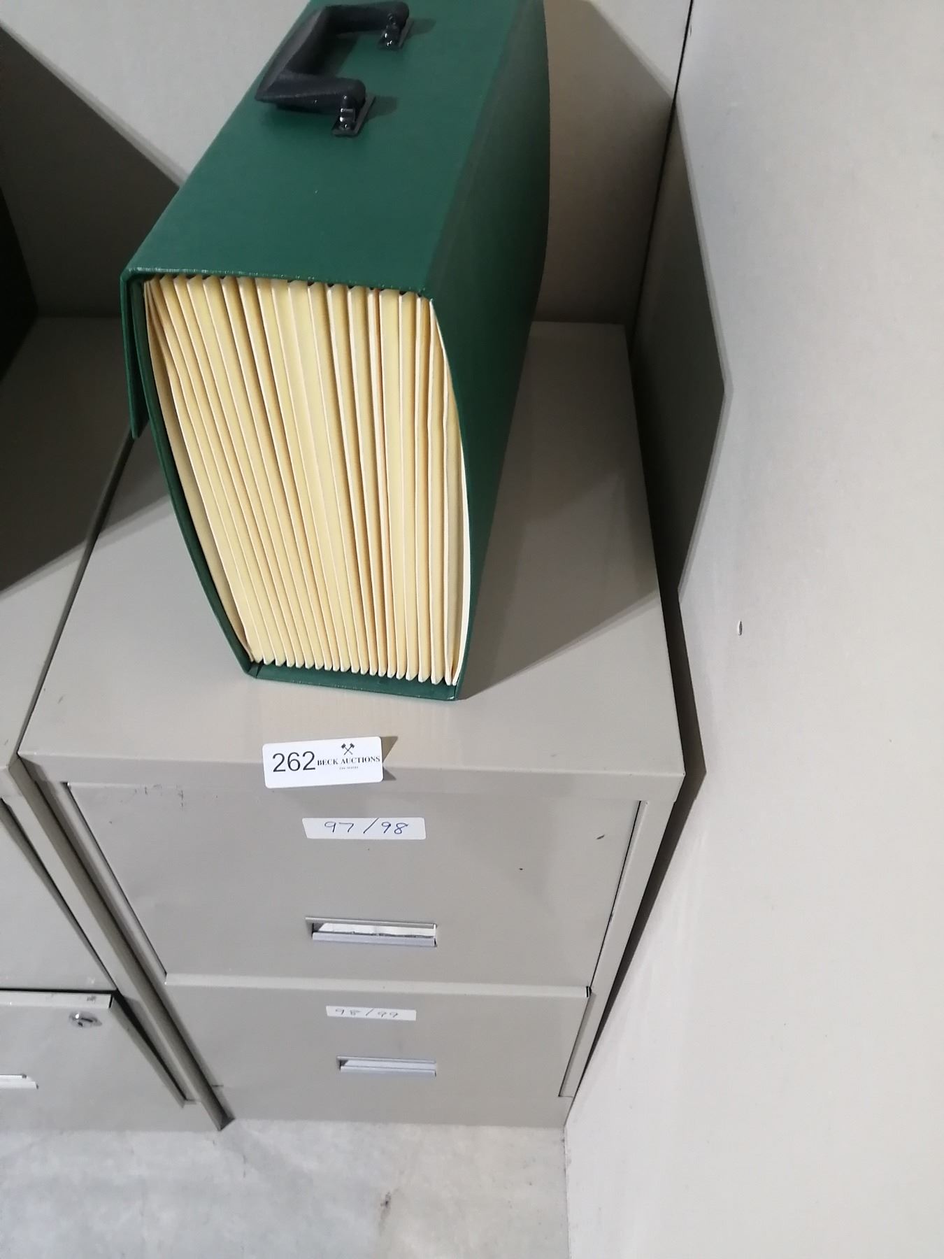 File Caase Vertical File Cabinet - 2-Drawer with File Case - Beck Auctions Inc.