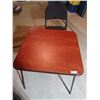 Image 1 : Foldable Chair and Wooden Table