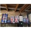 Image 1 : Large Empty Canadian Club Bottle, 2 x Empty Molson Canadian Kegs, Time Capsule, Assorted Metal Tins