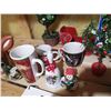 Image 2 : Christmas Themed Coffee Mugs and Other Assorted Christmas Decorations