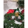 Image 2 : Small Christmas Tree, Garland, Tree Furnishings, and Other Decorations