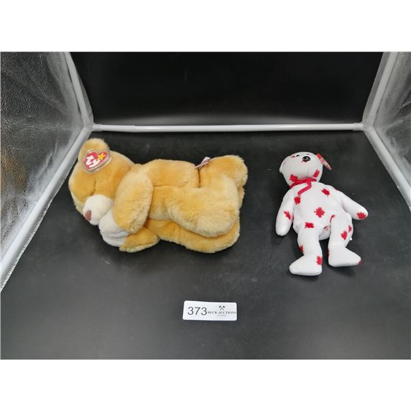 2 x Collectible Beanie Babies