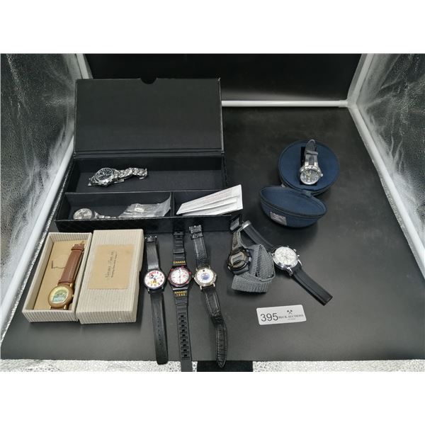 Assortment of Watches and Watch Boxes