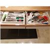 Image 1 : Assortment of Cutlery and Kitchen Utensils w/ Cutlery Organizer