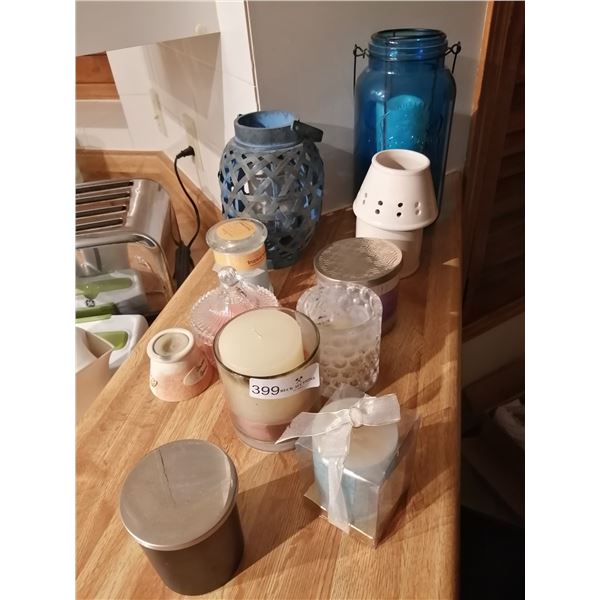 Assortment of Candles (Some Used)