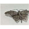 Image 2 : French 1920s Filigree Silver Butterfly Brooch