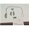 Image 1 : Sterling Silver Feather Jewelry Set