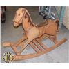 Image 2 : SEIZED ASSET: KIDS WOOD ROCKING HORSE