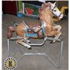 Image 1 : SEIZED ASSET: VINTAGE KIDS SPRING HORSE