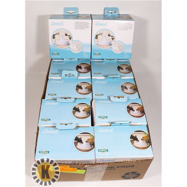 FLAT OF 12 DRINKWELL REPLACEMENT FOAM FILTER 2 PAC
