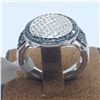 Image 3 : SILVER BLUE AND WHITE DIAMOND (0.4CT) RING