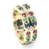 Image 3 : GPSS EMERALD RUBY SAPPHIRE CZ(1.2CT) RHODIUM