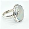 Image 2 : SILVER PEARL(12.6CT) RHODIUM PLATED RING
