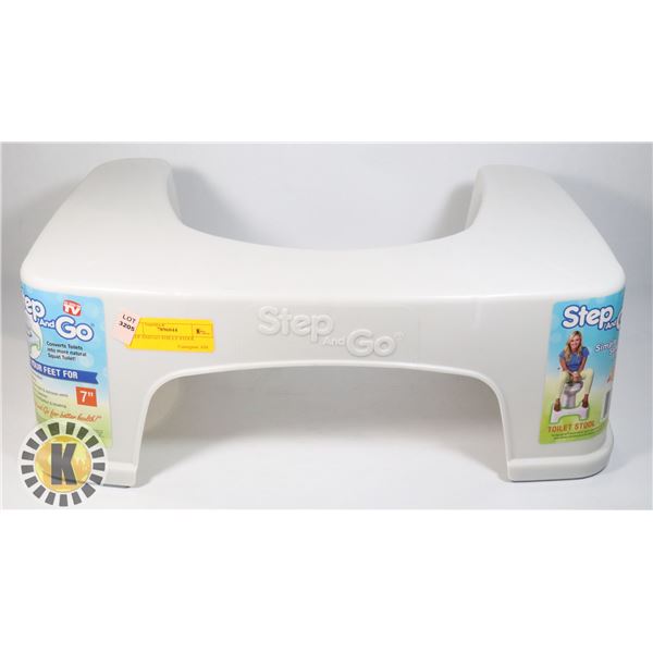 STEP AND GO TOILET STOOL